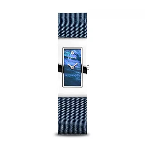 BERING Uhren BERING Damen Analog Quarz Classic Collection Armbanduhr mit Edelstahl Armband und Saphirglas