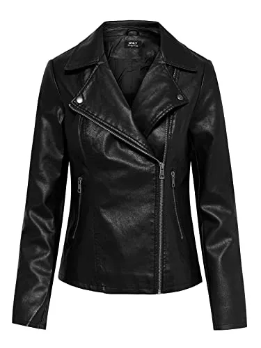 ONLY Jacken ONLY Female Kunstlederjacke Biker
