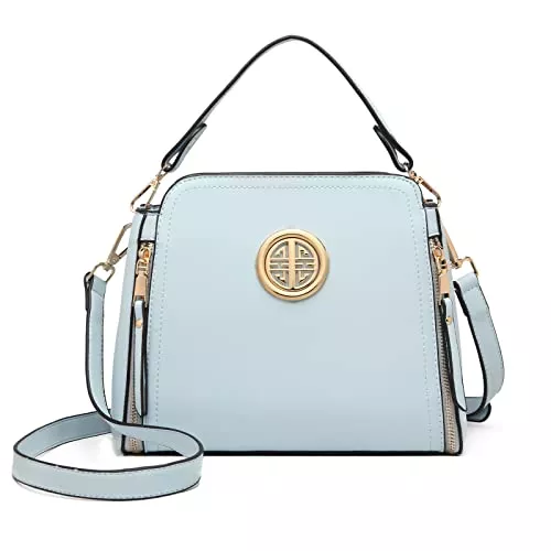 Miss Lulu Taschen & Rucksäcke Miss Lulu Umhängetaschen für Frauen Schultertasche Handtasche Mädchen PU Leder Top Griff Tasche