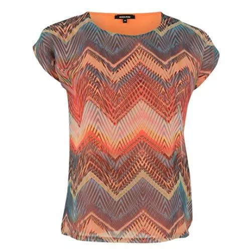 More &amp; More Ärmellose Blusen More &amp; More Damen Tshirt 8104 0053 apricot