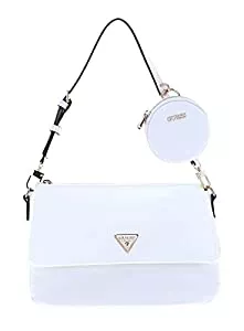 GUESS Taschen & Rucksäcke GUESS Eco Gemma Top Zip Shoulder Bag White