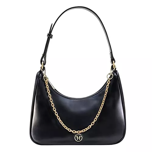 VICTORIA HYDE Taschen & Rucksäcke VICTORIA HYDE Unterarmtasche Damen Kleine Schultertasche Schwarz Handtasche Crossbody Leder Shoulder Bag