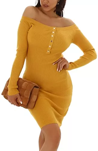 Enzoria Freizeit Enzoria Damen Strickkleid Longpulli Pullikleid Schalkragen Strass-Applikation Slim-Fit Kapuze Bolero (34/36/38)