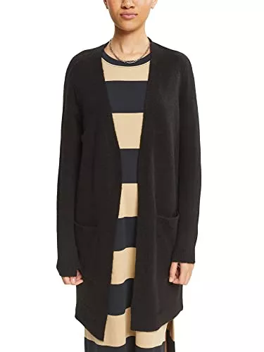 ESPRIT Strickjacken ESPRIT Mit Wolle: offener Cardigan