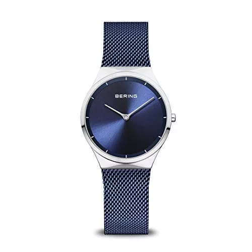 BERING Uhren BERING Unisex Analog Quarz Classic Collection Armbanduhr mit Edelstahl Armband und Saphirglas