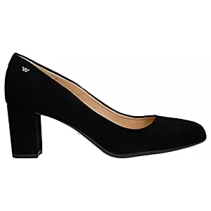 WOJAS High Heels WOJAS - Damen Velours Pumps/Sommer Absatzschuhe/Elegant Leder Schuhe/Blockabsatz 35073-61