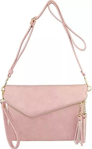 B BRENTANO Taschen & Rucksäcke B BRENTANO Clutch-Umhängetasche mit Quasten-Akzenten