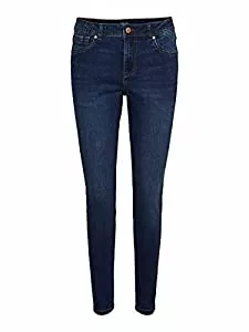 VERO MODA Jeans VERO MODA Damen Jeans VMTANYA VI3144 - Skinny Fit - Blau - Dark Blue Denim