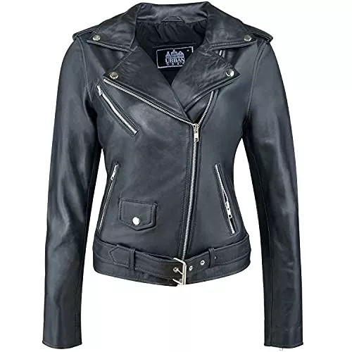 URBAN LEATHER Jacken Urban Leather Lederjacke Damen | Lammleder Biker Damen Jacke |Alice Ladies