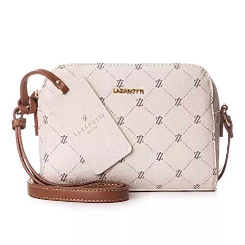 Lazarotti Taschen & Rucksäcke Lazarotti Palermo mittelgroße Umhängetasche Damen - Handtasche für Damen mit dezentem Umhängeriemen - Crossbody Bag