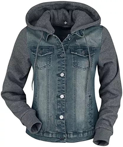 RED by EMP Jacken RED by EMP Damen blau-graue Jeansjacke