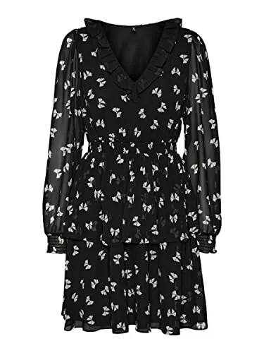 VERO MODA Freizeit VERO MODA Female Kleid Rüschen