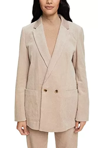 ESPRIT Blazer ESPRIT Anzugblazer aus Cord, 100 % Baumwolle