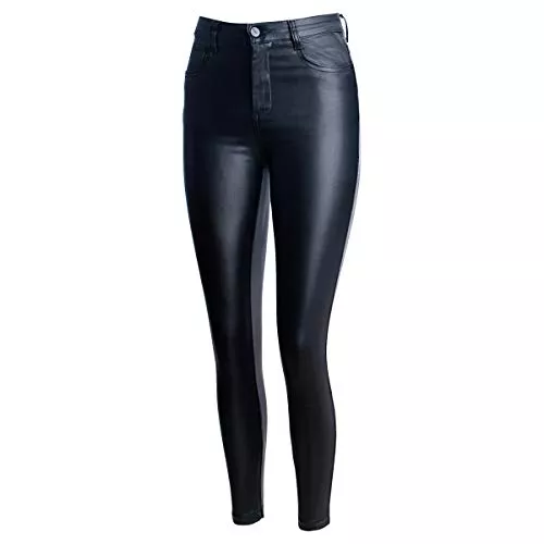 topschuhe24 Blazer topschuhe24 2012 Damen Skinny Hose Lederoptik