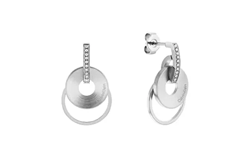 Calvin Klein Schmuck Calvin Klein Ohrhänger für Damen Kollektion PLAYFUL CIRCULAR SHIMMER mit Kristallen