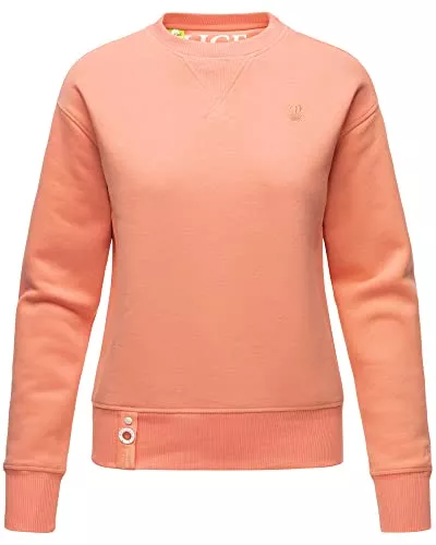 Navahoo Pullover & Strickmode Navahoo Damen Sweatshirt Langarm Pullover Longsleeve Pulli Hoodie Zuckerschnecke