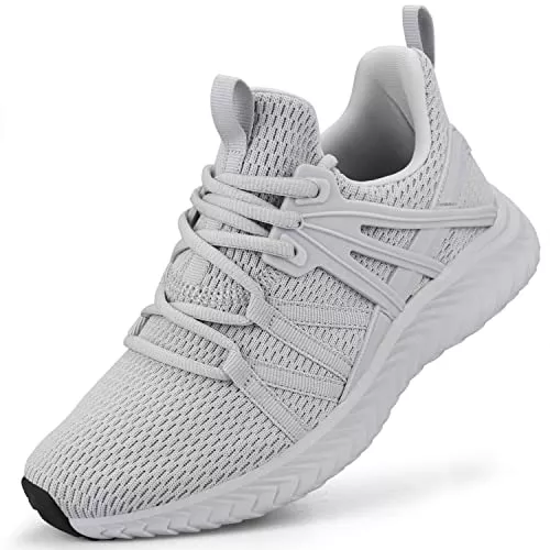 Abboos Sneaker & Sportschuhe Abboos Sneaker Damen Atmungsaktiv Laufschuhe Turnschuhe Sportschuhe Leichtgewichts Fitness Jogging Walkingschuhe Straßenlaufschuhe Freizeit rutschfeste Outdoor Sports Tennis Schuhe