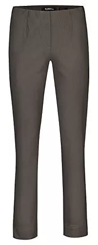 Robell Hosen Robell Style Marie – Bequeme, stretchige Damenhose, Innenseite angeraut, Gerade geschnittenes Bein mit Schlitz
