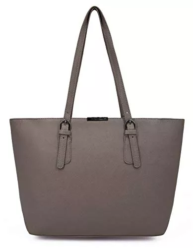 David Jones Taschen & Rucksäcke David Jones - Damen Große Shopper Tote - Large Schultertasche Arbeit Handtasche - PU Leder Henkeltasche - Frau Aktentasche Arbeitstasche A4 Laptop Büro Schule Tasche Shopping Bag