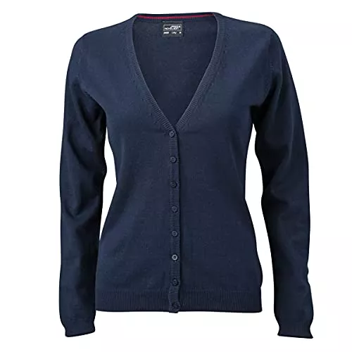 James &amp; Nicholson Strickjacken James &amp; Nicholson JN660 Damencardigan Strickjacke Damen Cardigan V-Neck