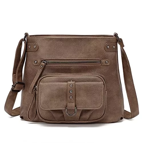 KL928 Taschen & Rucksäcke KL928 Tasche Damen Umhängetasche kleine Handtaschen Schultertasche Damentasche Damenhandtasche mittelgroß handtasche Lederhandtaschen Geldbörse PU Leder für frauen oder Mädchen