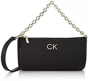 Calvin Klein Taschen & Rucksäcke Calvin Klein Damen Re-Lock Cylinder Crossbody Tasche, Ck Schwarz, One Size