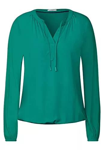 Cecil Langarmblusen Cecil Damen Materialmix Bluse