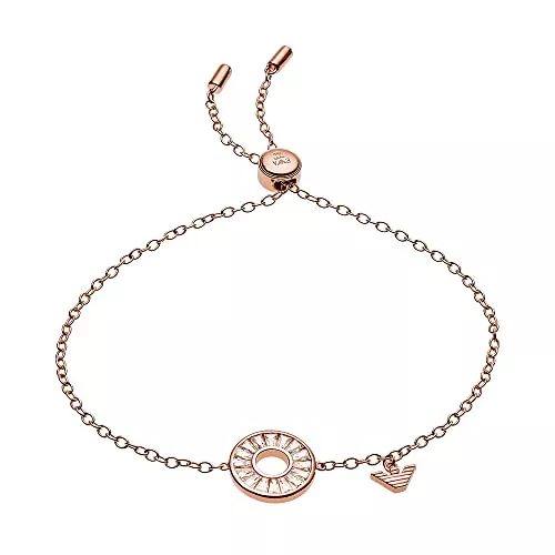 Emporio Armani Schmuck Emporio Armani Damen Armband Namensplakette Sterlingsilber roségoldfarben, EG3458221