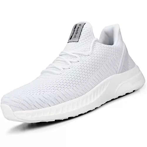 Feethit Sneaker & Sportschuhe Feethit Unisex Turnschuhe Damen Herren Laufschuhe Sportschuhe Sneaker rutschfeste Gummisohlen Leichte und Atmungsaktiv für Gehen Laufen Joggen Sports