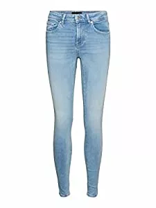 VERO MODA Jeans VERO MODA Female Mid Rise Jeans VMLUX Slim Fit