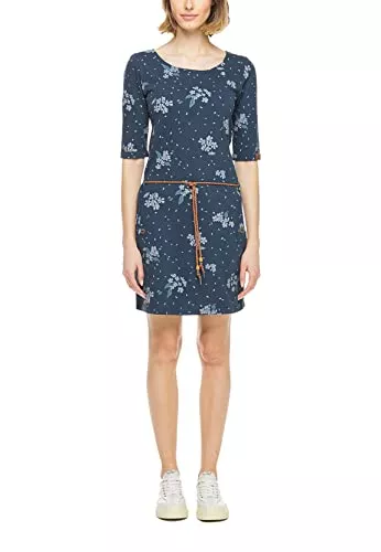 Ragwear Freizeit Ragwear Tanya Flowers Damen Kleid Streetwear 100% vegan