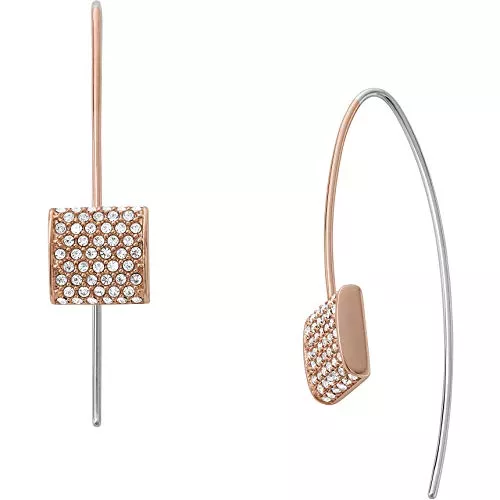 Skagen Schmuck Skagen Damen-Hängeohrringe Edelstahl roségoldfarben, SKJ1402791