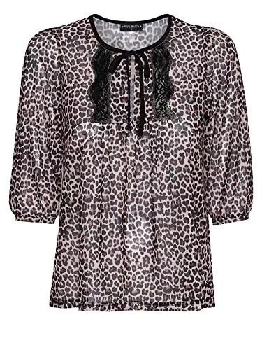 Vive Maria Langarmblusen Vive Maria Romantic Leo Damen Schlupfbluse Leo