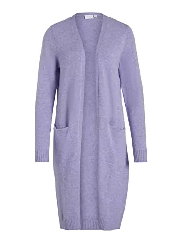 Vila Strickjacken Vila Damen Viril L/S Long Knit Cardigan-noos Strickjacke