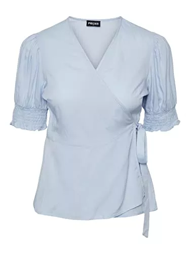PIECES Kurzarmblusen PIECES Damen Top