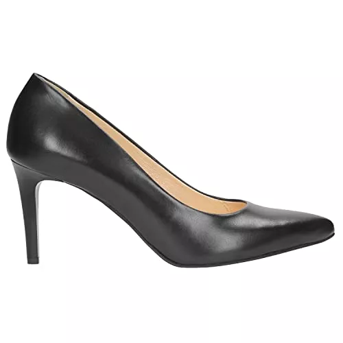 WOJAS High Heels WOJAS - Damen-Pumps | Naturleder | Weiches Futter | Perfekt für Verschiedene Anlässe | Formaler Stil | 9359-51 - Schwarz