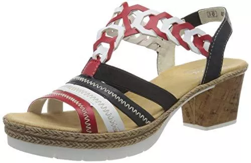 Rieker Sandalen & Slides Rieker Damen Frühjahr/Sommer V2975 Geschlossene Sandalen