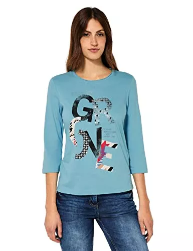 Cecil Langarmshirts Cecil Damen T-Shirt 3/4 Arm