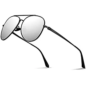 GUZTAG Sonnenbrillen & Zubehör GUZTAG Pilotenbrille Polarisierte Sonnenbrille Herren Klassische Unisex Fliegerbrille UV400 Schutz G8259
