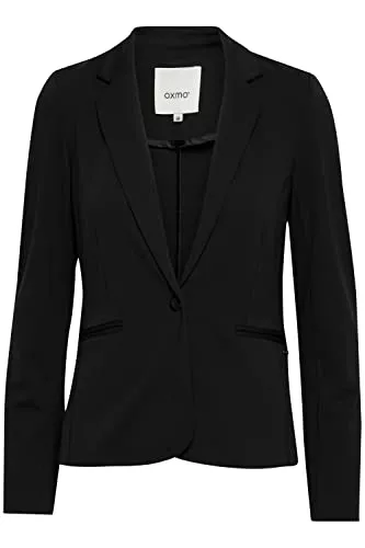 OXMO Blazer OXMO OXAenne Damen Blazer Kurzblazer Jacke mit Reverskragen und Knopf Regular Fit