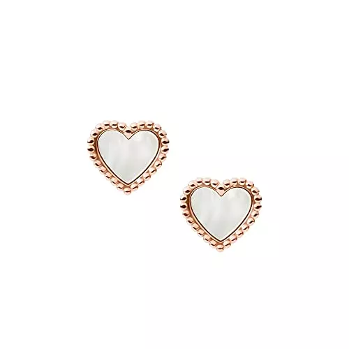 Fossil Schmuck Fossil Damen Ohrstecker Edelstahl roségoldfarben, JF03692791