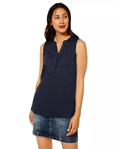 Street One Ärmellose Blusen Street One Damen A343351 Langes Blusentop