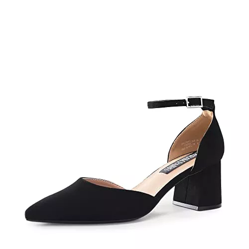 DREAM PAIRS Sneaker & Sportschuhe DREAM PAIRS Hochzeitsschuhe Damen Spangenpumps Tanzschuhe Sandaletten mit Blockabsatz Slingback Pumps