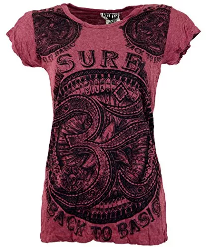 GURU SHOP T-Shirts GURU SHOP Sure T-Shirt, Damen, Baumwolle, Bedrucktes Shirt Alternative Bekleidung