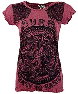 GURU SHOP T-Shirts GURU SHOP Sure T-Shirt, Damen, Baumwolle, Bedrucktes Shirt Alternative Bekleidung