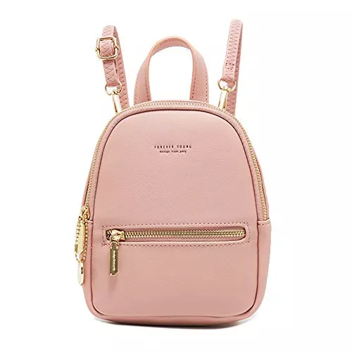 Katech Taschen & Rucksäcke Katech Damen Rucksack, Damen Pu Leder Mini Rucksack Reisen Klein Rucksack, Kluge Wahl für Elegante Damen