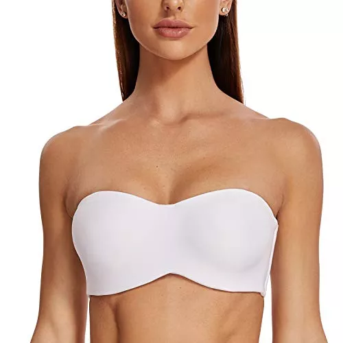 MELENECA Unterwäsche & Dessous MELENECA Damen Minimizer Trägerloser BH mit Bügel mit Unsichtbar BH-Träger