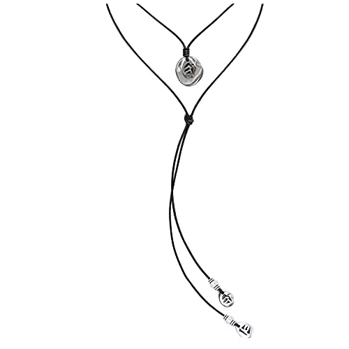 Beau Soleil Jewelry Schmuck Beau Soleil Jewelry Lederkette Damen Halskette Lederbandkette Lederschmuck Tribal Coins Ibiza Style