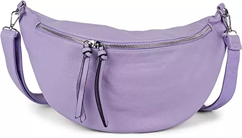 styleBREAKER Taschen & Rucksäcke styleBREAKER Damen Halbmond Crossbody Schultertasche, abnehmbarer verstellbarer Schultergurt, Einfarbige Handtasche 02012386