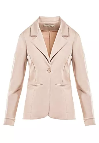 Och Bella Blazer Och Bella Blazer Damen Elegant - Business Outfit Damen aus Baumwolle - Entscheiden Sie Sich für Blazer Damen Sportlich mit Langarm - modische und Moderne Kleidung für Sie